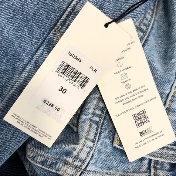 7 for all mankind, easy, slim, straight leg, high rise, jeans - Picture 5 of 13